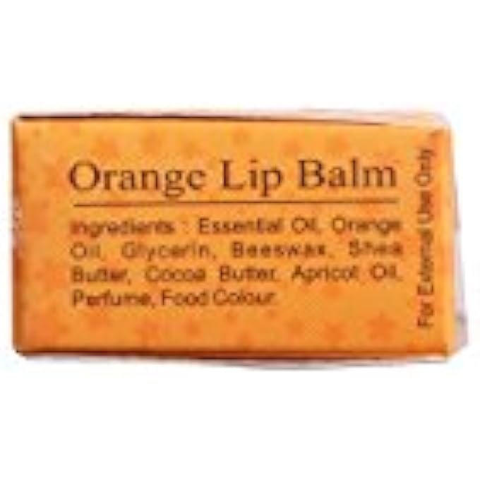 KHADI RISHIKESH HERBAL ORANGE LIP BALM COMBO SET PACK OF - 8GM X 2 (16GM) - Image 2